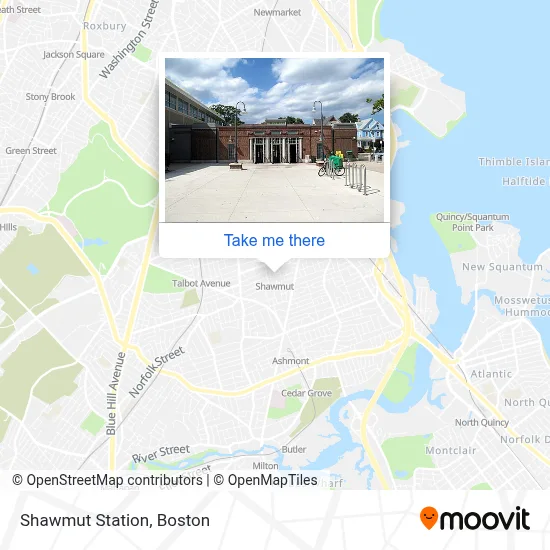 Shawmut Station map