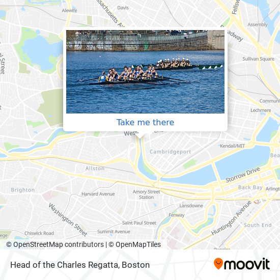 Mapa de Head of the Charles Regatta