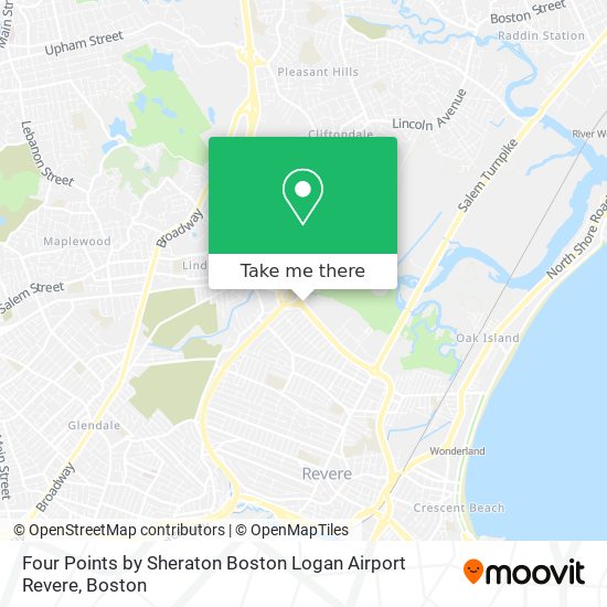 Four Points by Sheraton Boston Logan Airport Revere map