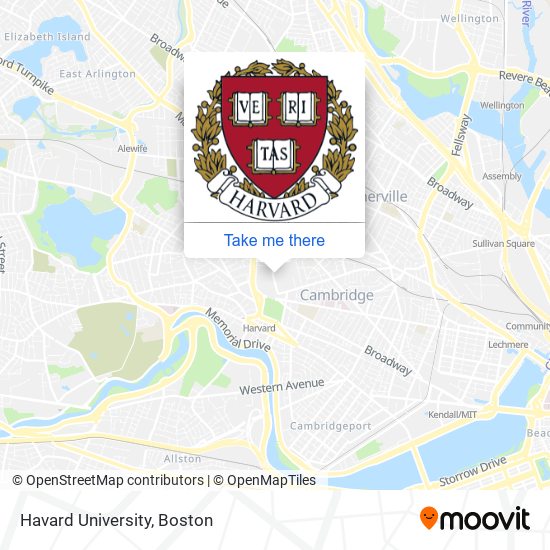 Mapa de Havard University