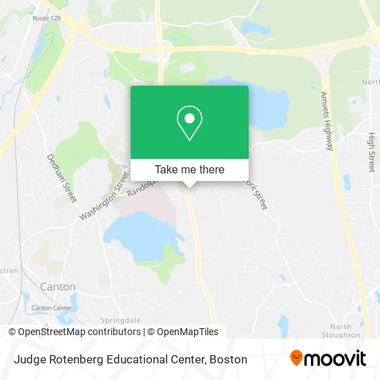 Judge Rotenberg Educational Center map