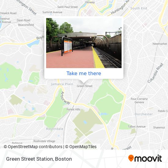 Green Street Station map