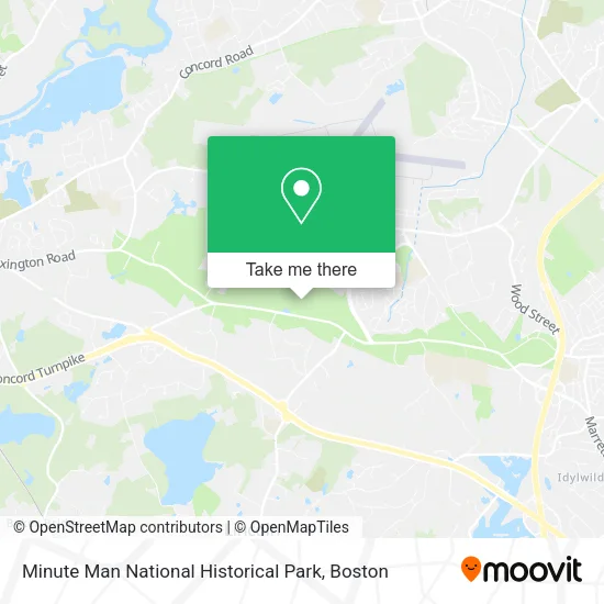 Mapa de Minute Man National Historical Park