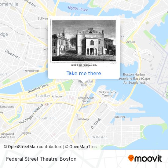 Federal Street Theatre map