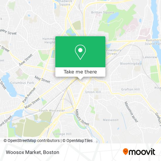 Mapa de Woosox Market