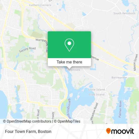Four Town Farm map