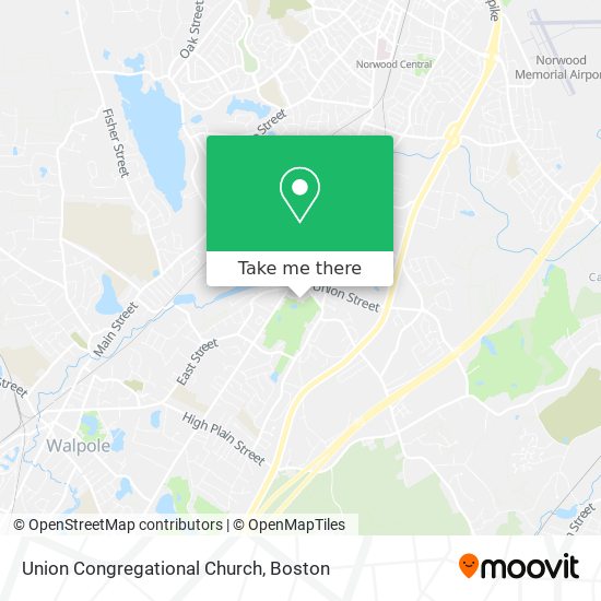 Mapa de Union Congregational Church