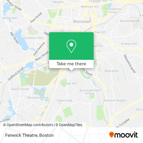 Fenwick Theatre map