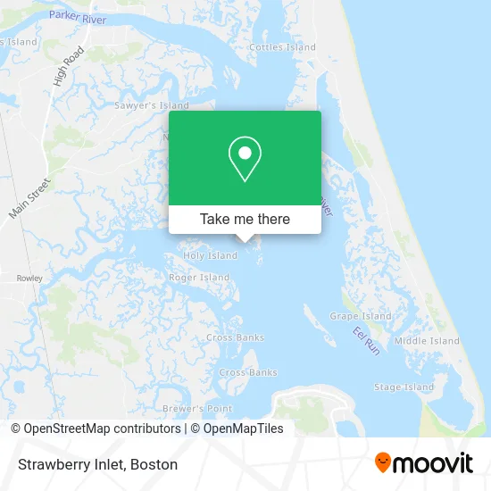Strawberry Inlet map