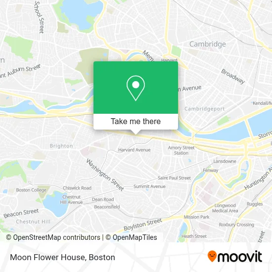 Moon Flower House map