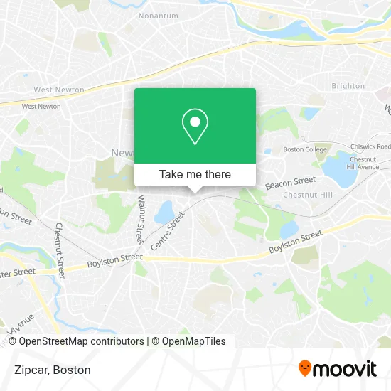 Zipcar map