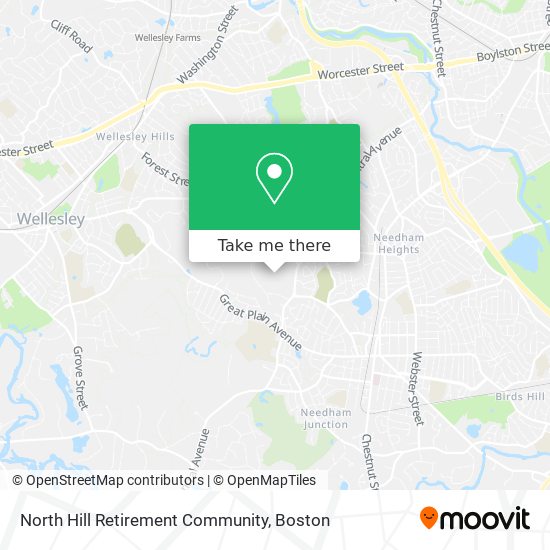 Mapa de North Hill Retirement Community