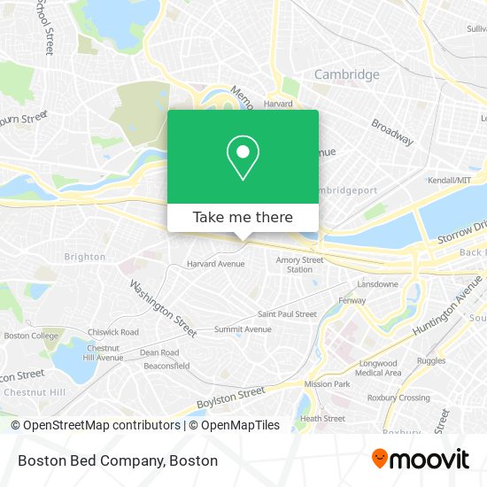 Boston Bed Company map