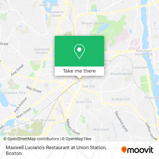 Mapa de Maxwell Luciano's Restaurant at Union Station