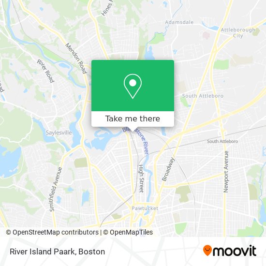 River Island Paark map