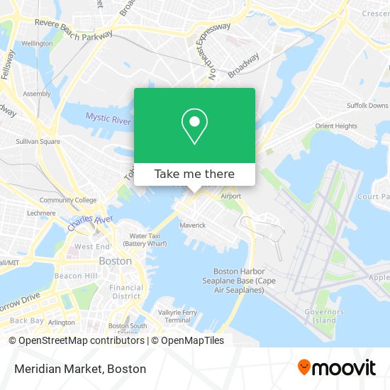 Mapa de Meridian Market