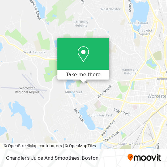 Chandler's Juice And Smoothies map