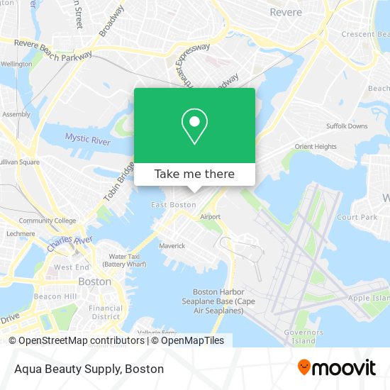 Aqua Beauty Supply map