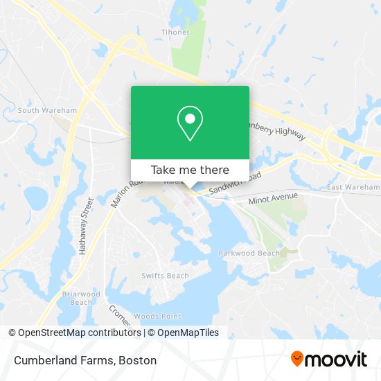 Mapa de Cumberland Farms