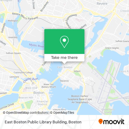 Mapa de East Boston Public Library Building