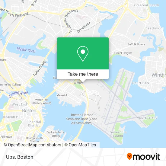 Ups map