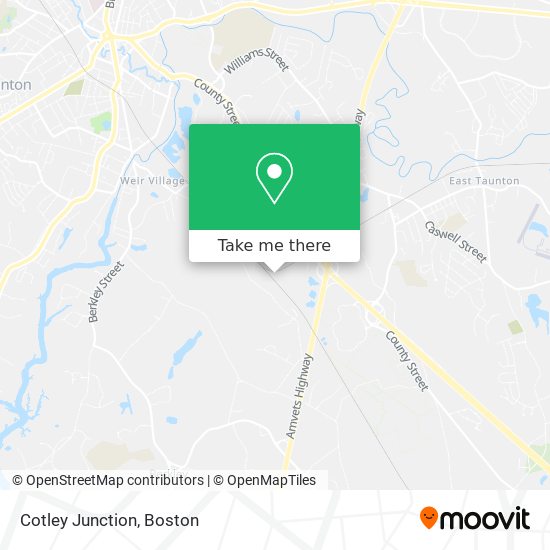 Mapa de Cotley Junction