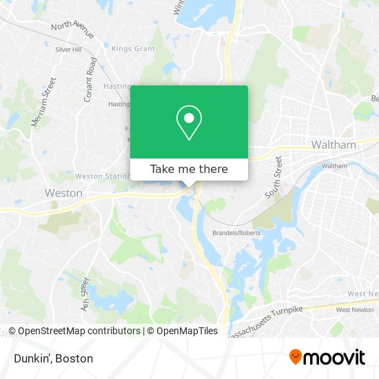 Dunkin' map