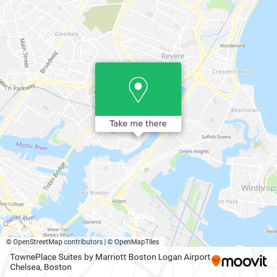TownePlace Suites by Marriott Boston Logan Airport Chelsea map