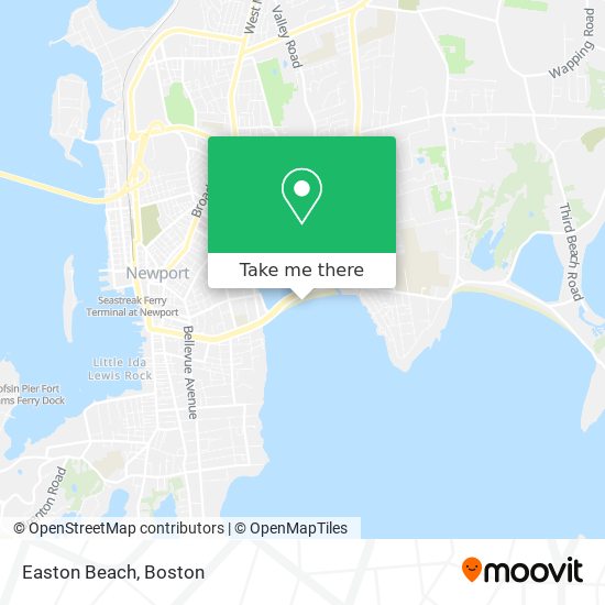 Easton Beach map