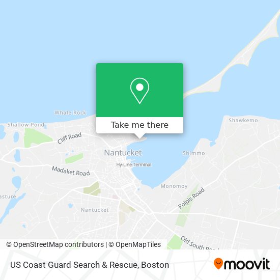 US Coast Guard Search & Rescue map