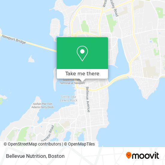 Mapa de Bellevue Nutrition