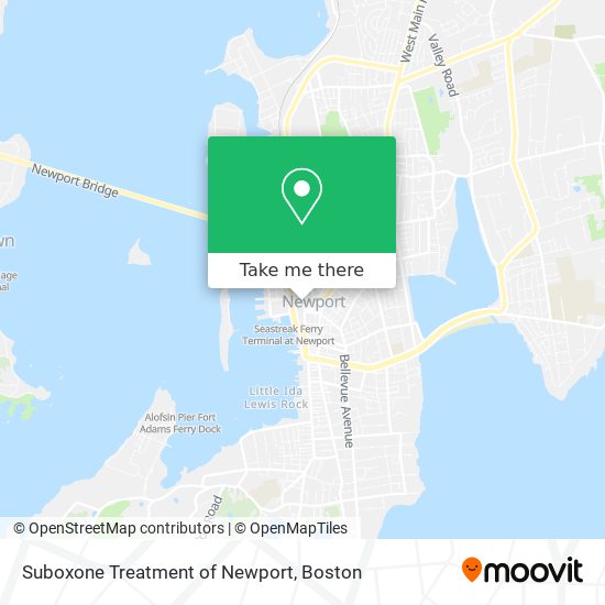 Suboxone Treatment of Newport map