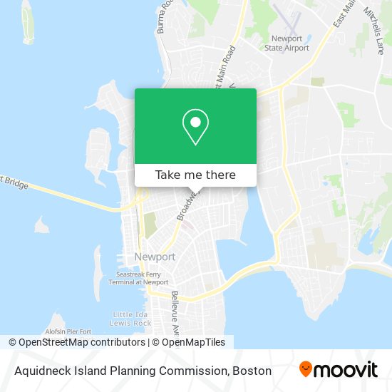 Aquidneck Island Planning Commission map