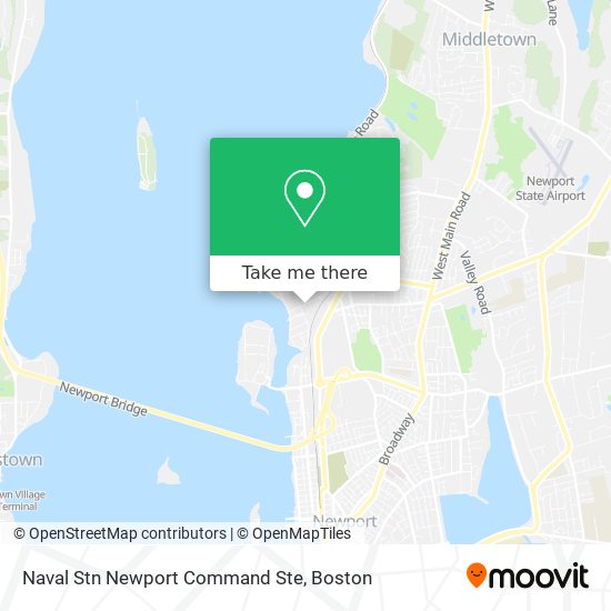 Naval Stn Newport Command Ste map