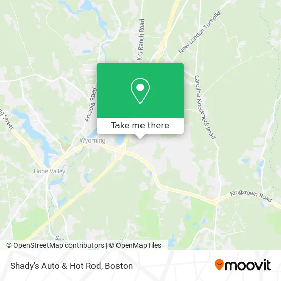 Shady's Auto & Hot Rod map
