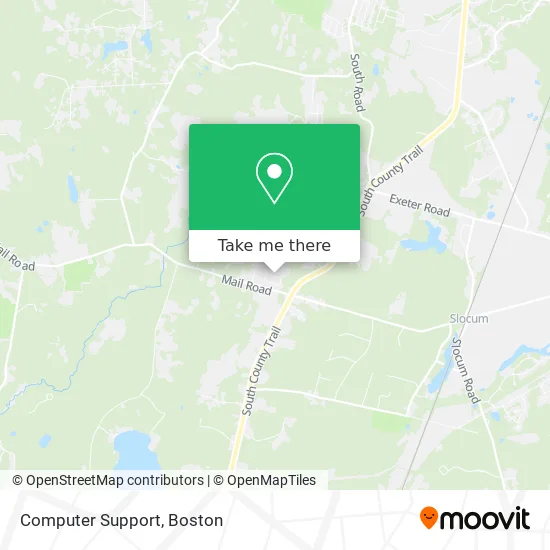 Computer Support map