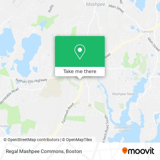 Regal Mashpee Commons map