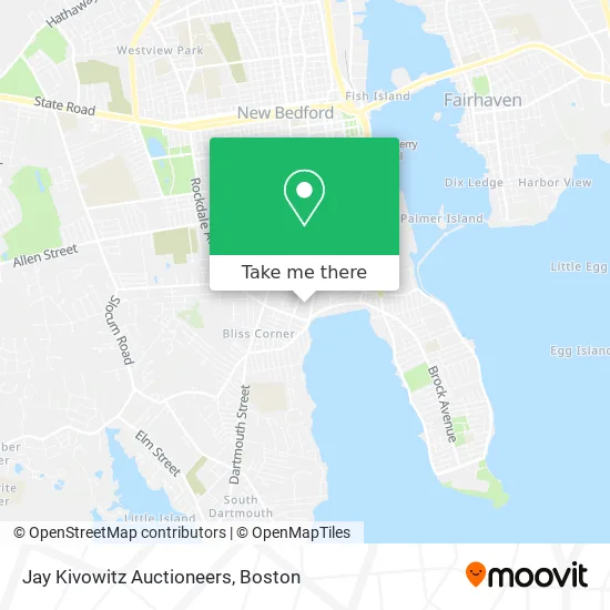 Jay Kivowitz Auctioneers map