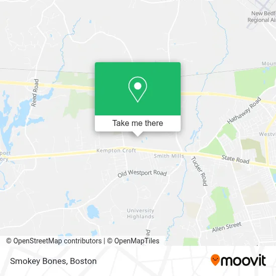 Smokey Bones map