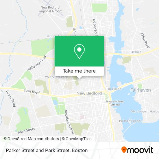 Mapa de Parker Street and Park Street