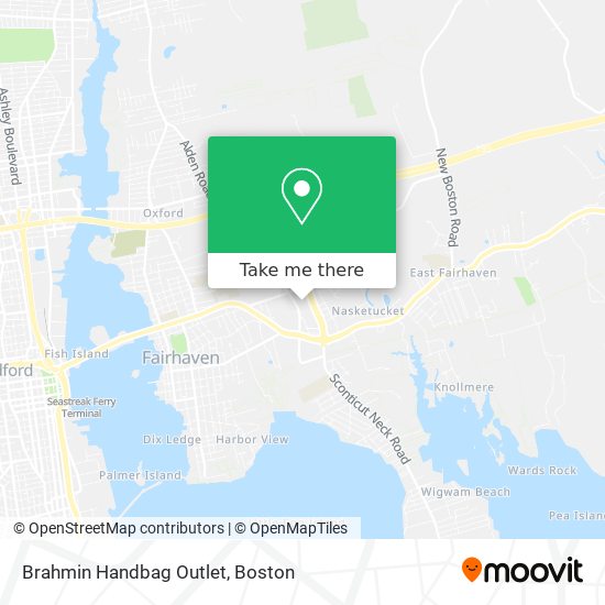 Brahmin Handbag Outlet map