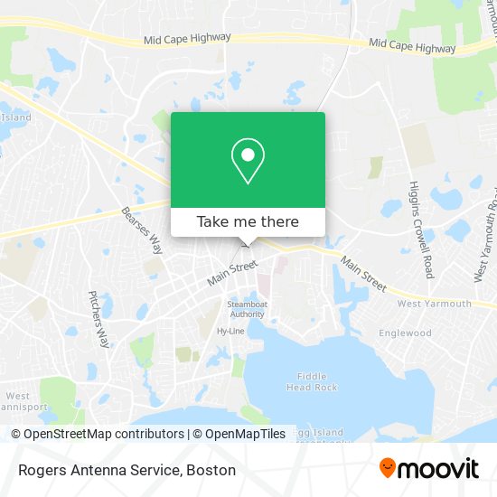 Mapa de Rogers Antenna Service