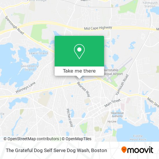 The Grateful Dog Self Serve Dog Wash map