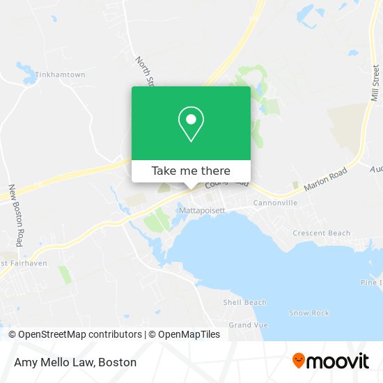 Amy Mello Law map