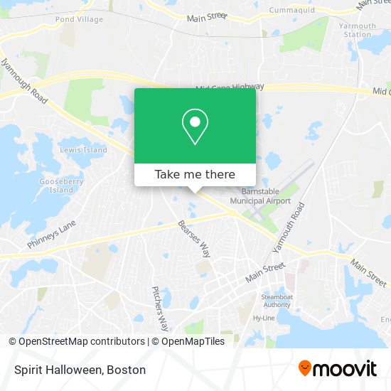 Mapa de Spirit Halloween