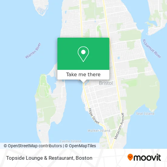 Topside Lounge & Restaurant map