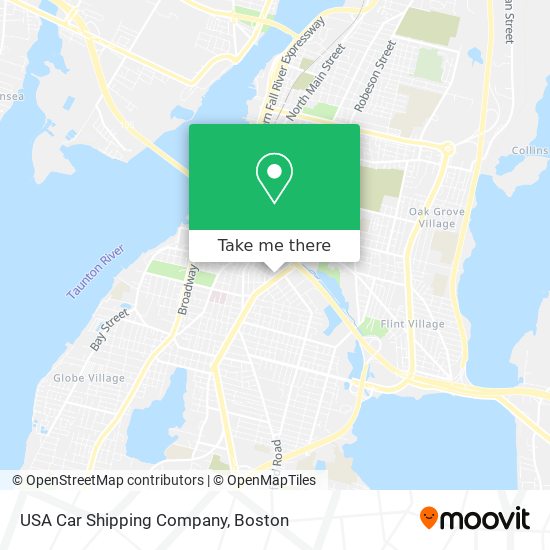 Mapa de USA Car Shipping Company