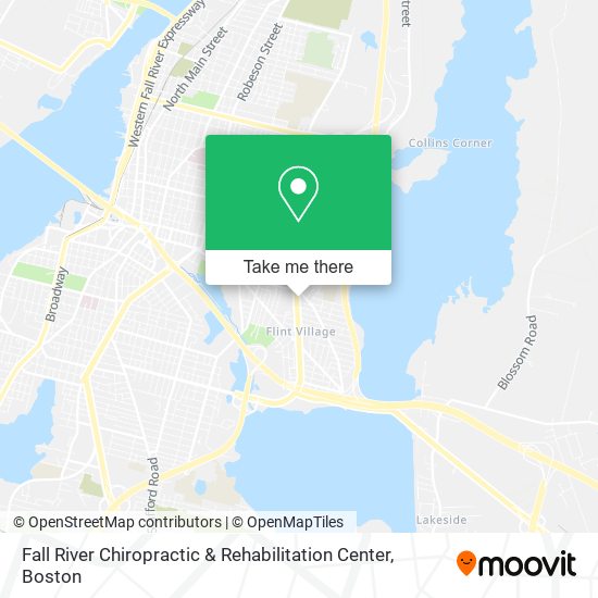 Mapa de Fall River Chiropractic & Rehabilitation Center