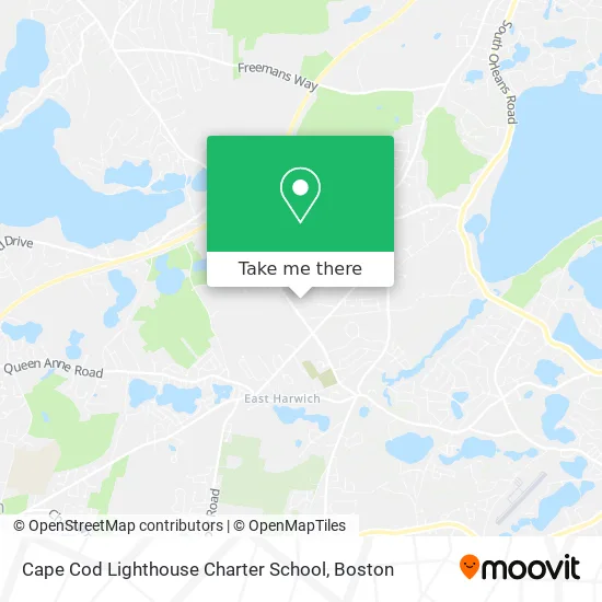 Cape Cod Lighthouse Charter School map
