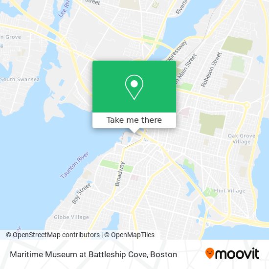 Maritime Museum at Battleship Cove map